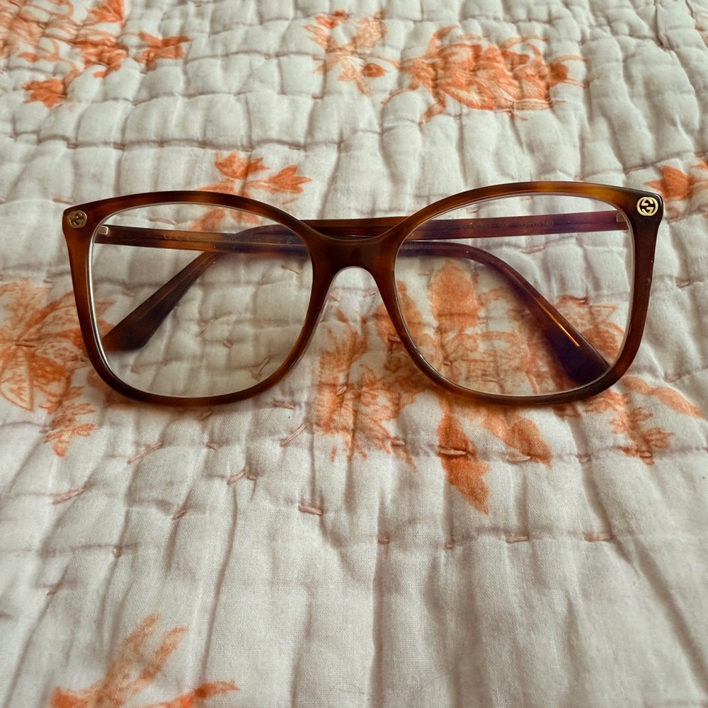 Gucci Brown Cateye Eyeglasses GG0026O - Picture 9 of 10